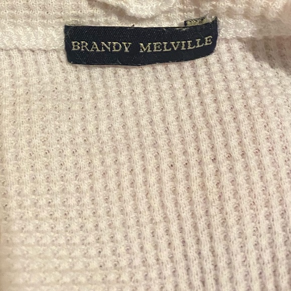 Brandy Melville White Jordan Ruffle Top - Picture 6 of 6